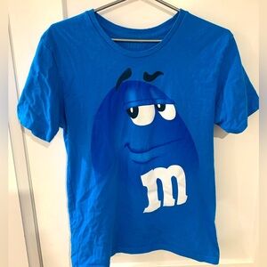 M&M Face Chocolate Candy T Shirt Size Large